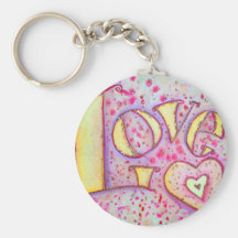 Love Painting Keychain
