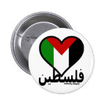 Love Palestine Pinback Button