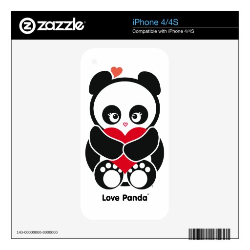 Love Panda® iPhone Skin Decals For The iPhone 4