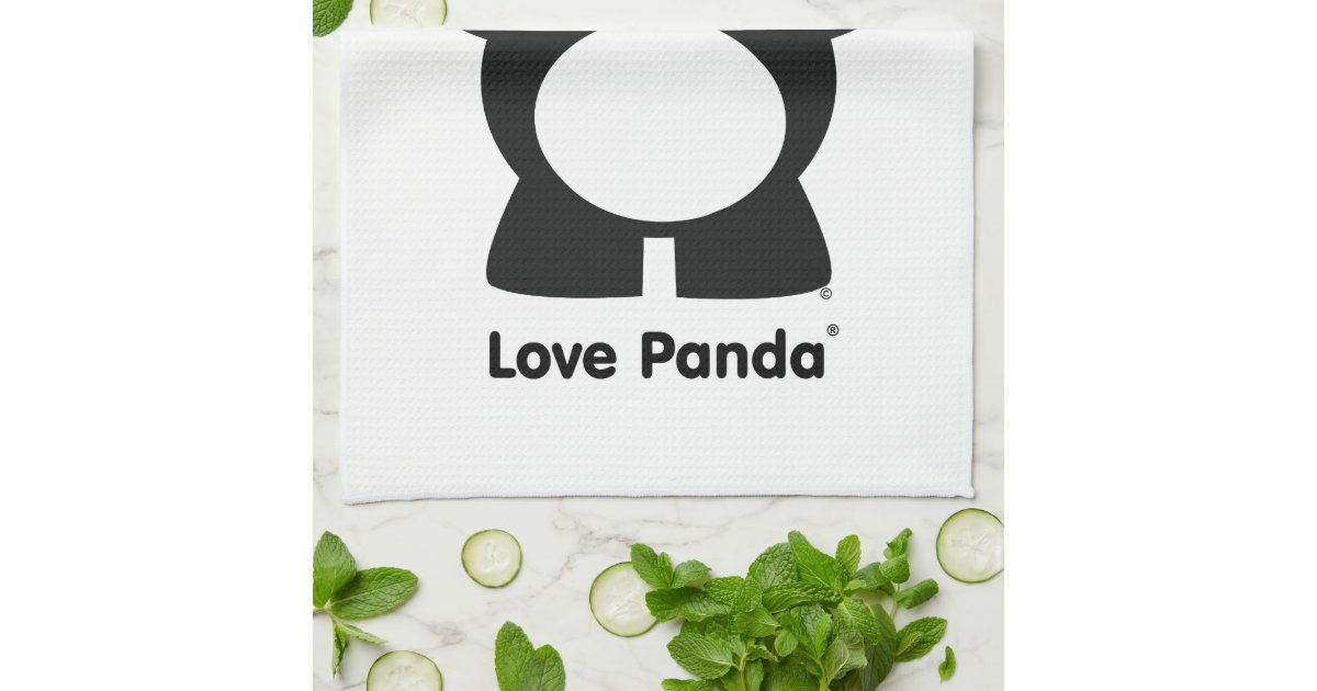 Love Panda® Kitchen Towel Zazzle
