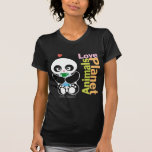 Love Panda® Twofer Sheer Ladies Apparel Tee Shirt