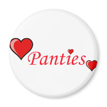 Love Panties magnets by uniqueandkinky Love Panties magnets