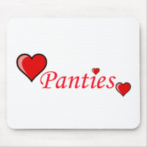 Love Panties mousepads by uniqueandkinky Love Panties mousepads