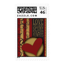 Love Passion Desire postage by AntiqueRuby Love Passion Desire postage