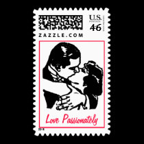 "Love Passionately" stamp stamps