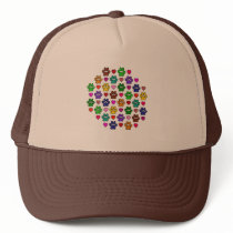 LOVE PAWS MESH HAT