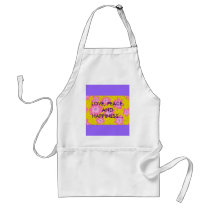 LOVE, PEACE, AND HAPPINESS... aprons by SugarSky LOVE, PEACE, AND HAPPINESS... aprons
