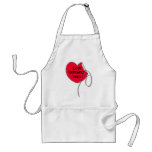Love peace and happiness sewing heart aprons