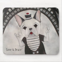 Love, Peace and Paris Mousepad