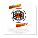 LOVE, PEACE, and UNITY posters by kritikal1 LOVE, PEACE, and UNITY posters