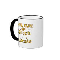 Love Peace & Bacon Grease Mug