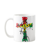 cross, rock, music, illustration, reggae, rasta, love, cute, peace, christian, vintage, tribal, graphic, design, art, graphic-design, graphic design, pop art, Mug with custom graphic design