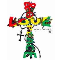 cross, rock, music, illustration, reggae, rasta, love, cute, peace, christian, graphic, design, vintage, art, graphic-design, graphic design, pop art, Shirt with custom graphic design