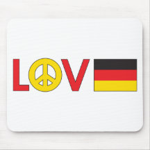 Love Peace Germany Mousepad