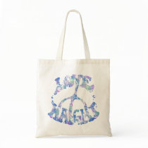 Love-Peace-Haight Tote Bags