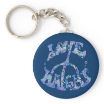 Love-Peace-Haight Keychains
