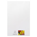 Love Peace Happiness stationery Bright Tulips