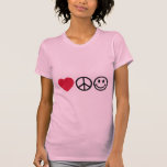 Love Peace Happiness T Shirt
