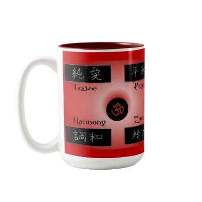 Love Peace Harmony Energy Coffee Mug by DesignIt