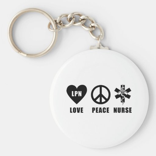 Love Peace LPN Key Chains
