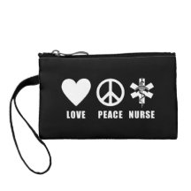 Love Peace Nurse Coin Wallets