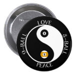 Love Peace pool buttons