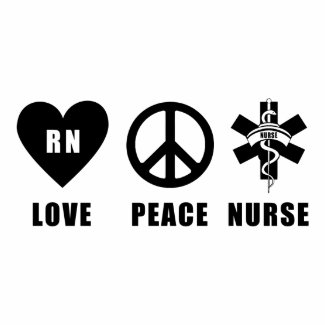 Love Peace RN bag