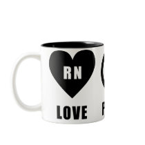 Love Peace RN Coffee Mug