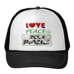 Love Peace Ron Paul.png Hat