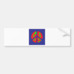 love peace sign bumper sticker