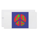 love peace sign photo card