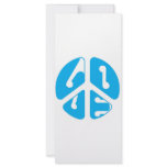 love peace sign full color rack card