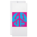 love peace sign rack card design
