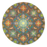 Love Peace Snowflake Octagon Mandala Sticker