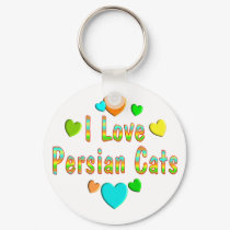 Love Persian Cats keychains by MyFavoriteCat Love Persian Cats keychains