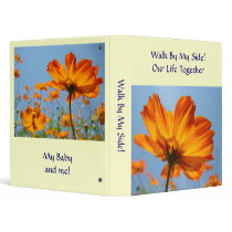 Love Photo Album Daisies Walk by My Side Binder