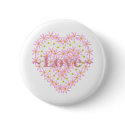 Love Pin buttons by HolidayFun Love Pin buttons