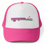 Love pink and green hats