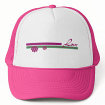 Love pink and green hats