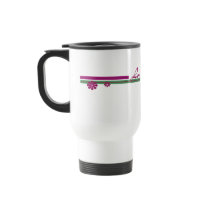 Love pink and green mugs by DonnaGrayson Love pink and green mugs