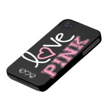 love pink iPhone 4 cases