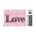 Love Pink Metallic Postage postage by stampstore Love Pink Metallic Postage postage