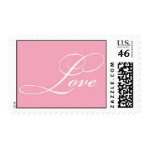 Love (pink) postage