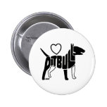 LOVE PITBULLS BUTTON