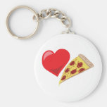 Love Pizza!  Customizable: Key Chain