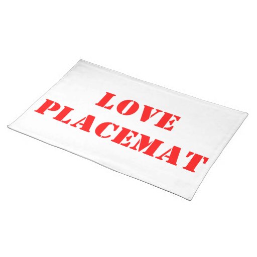 LOVE PLACE MAT