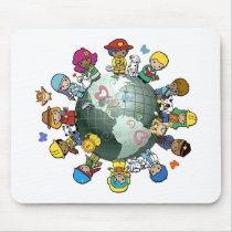 Love Planet Earth: Unite for Peace Mouse Pads