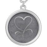 Love plant charcoal necklaces