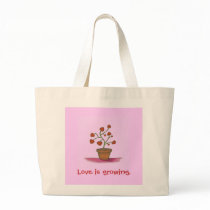 Love plant, love is growing Bag