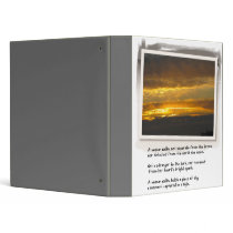 Love Poem and Birch Bay Sunset binders by orsobear Love Poem and Birch Bay Sunset binders